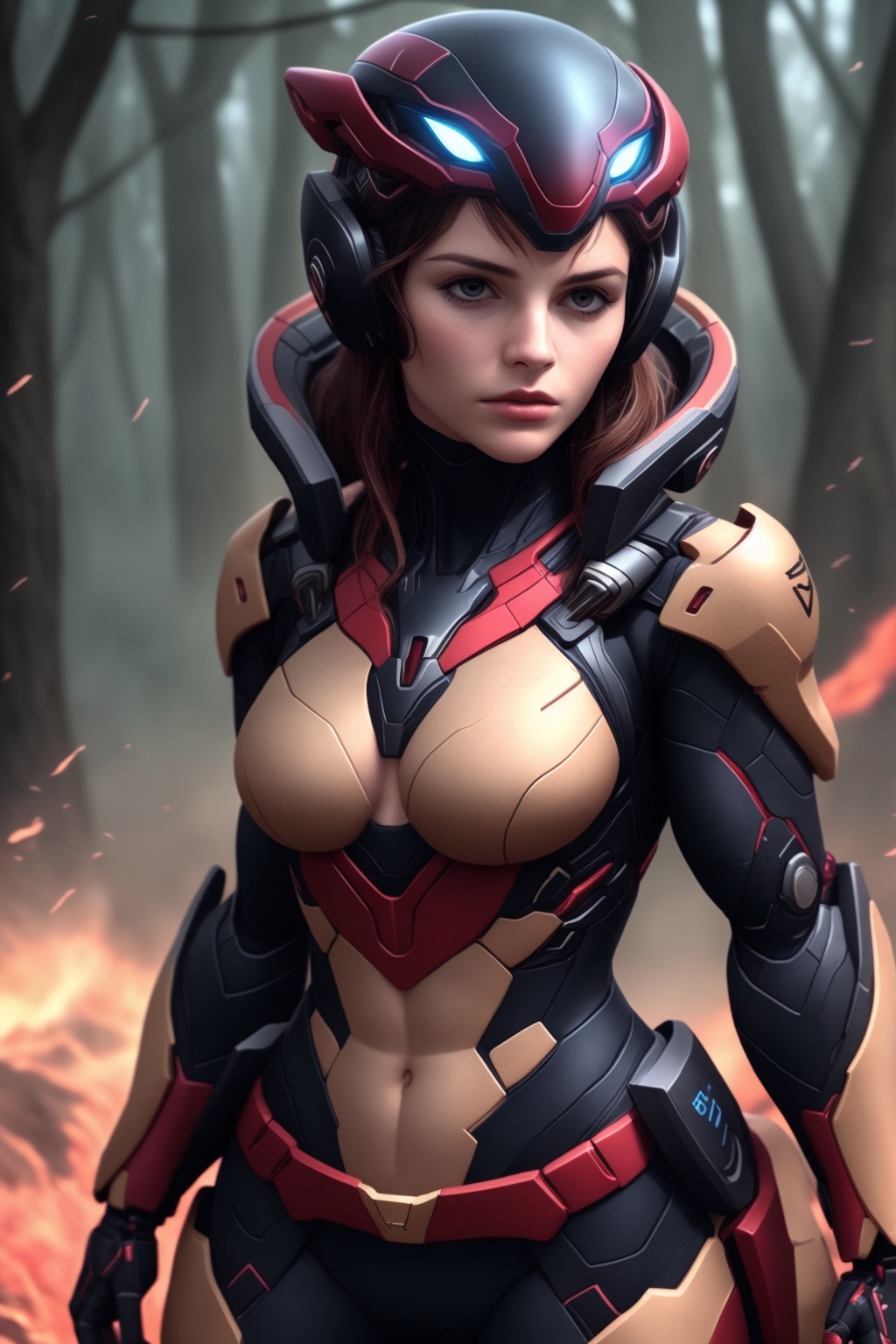 00787-female ninja cyborg 1girl lora armor ninja 0_862365415.jpg